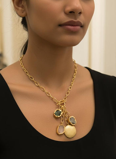 Raw Stone Bunch Chain